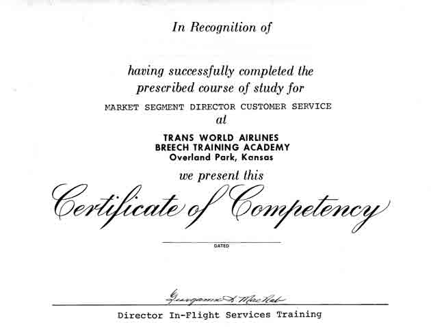 Marketsegmentcertificate